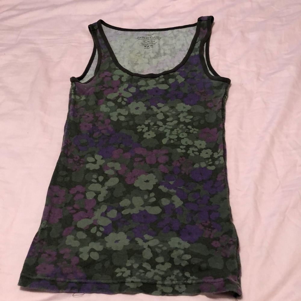Multi colored tank top